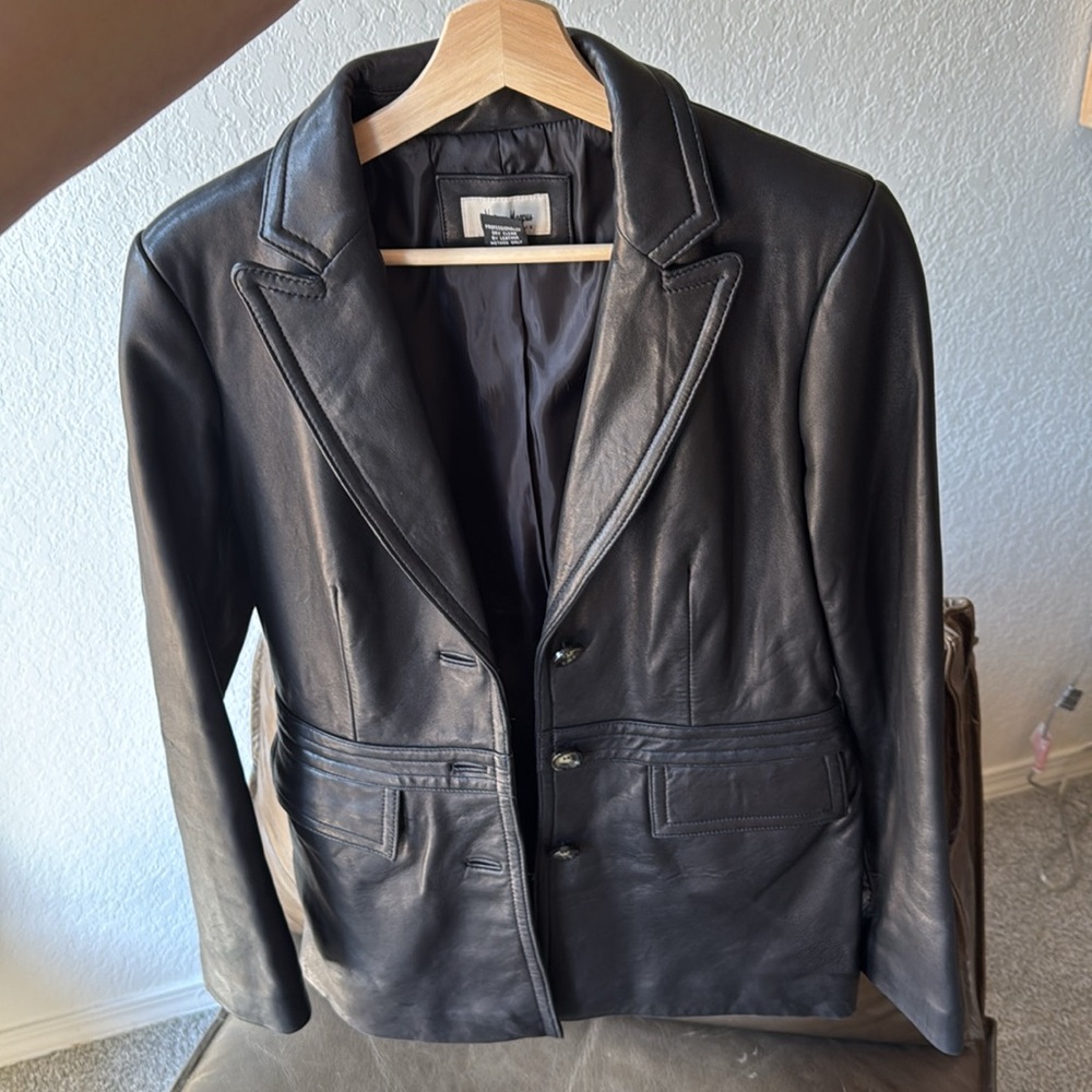 Lamb leather jacket